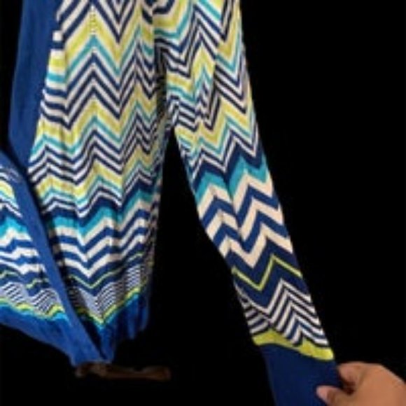 Lane Bryant Chevron Print Cardigan - Picture 3 of 7